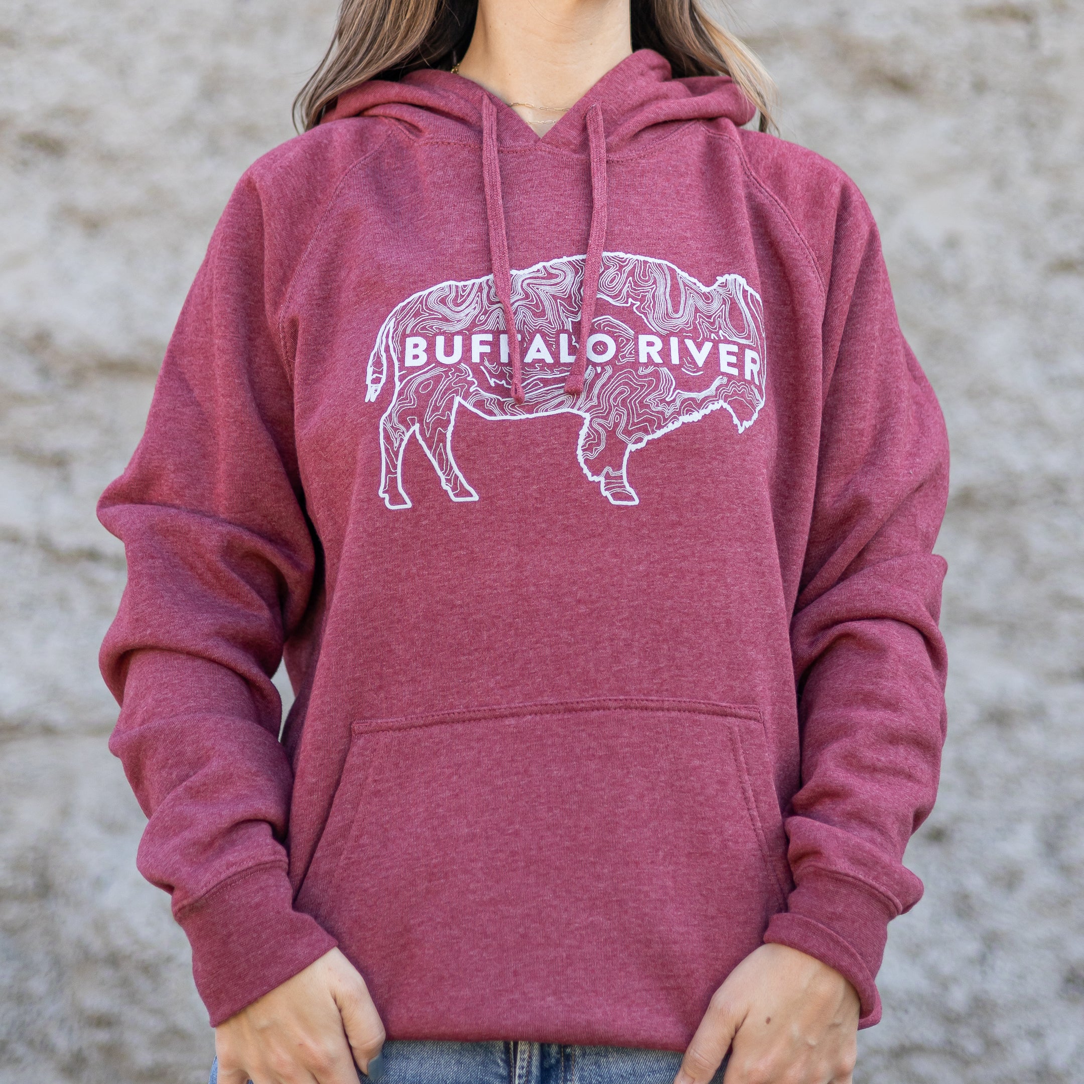 HOODIE TOPO CRIMSON