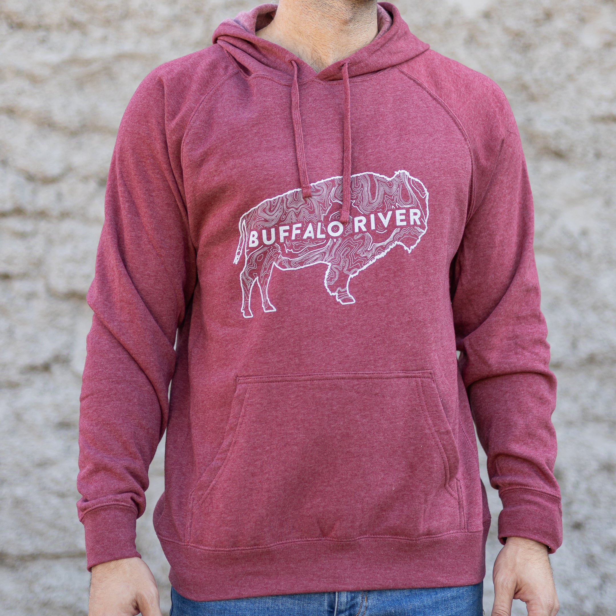 HOODIE TOPO CRIMSON