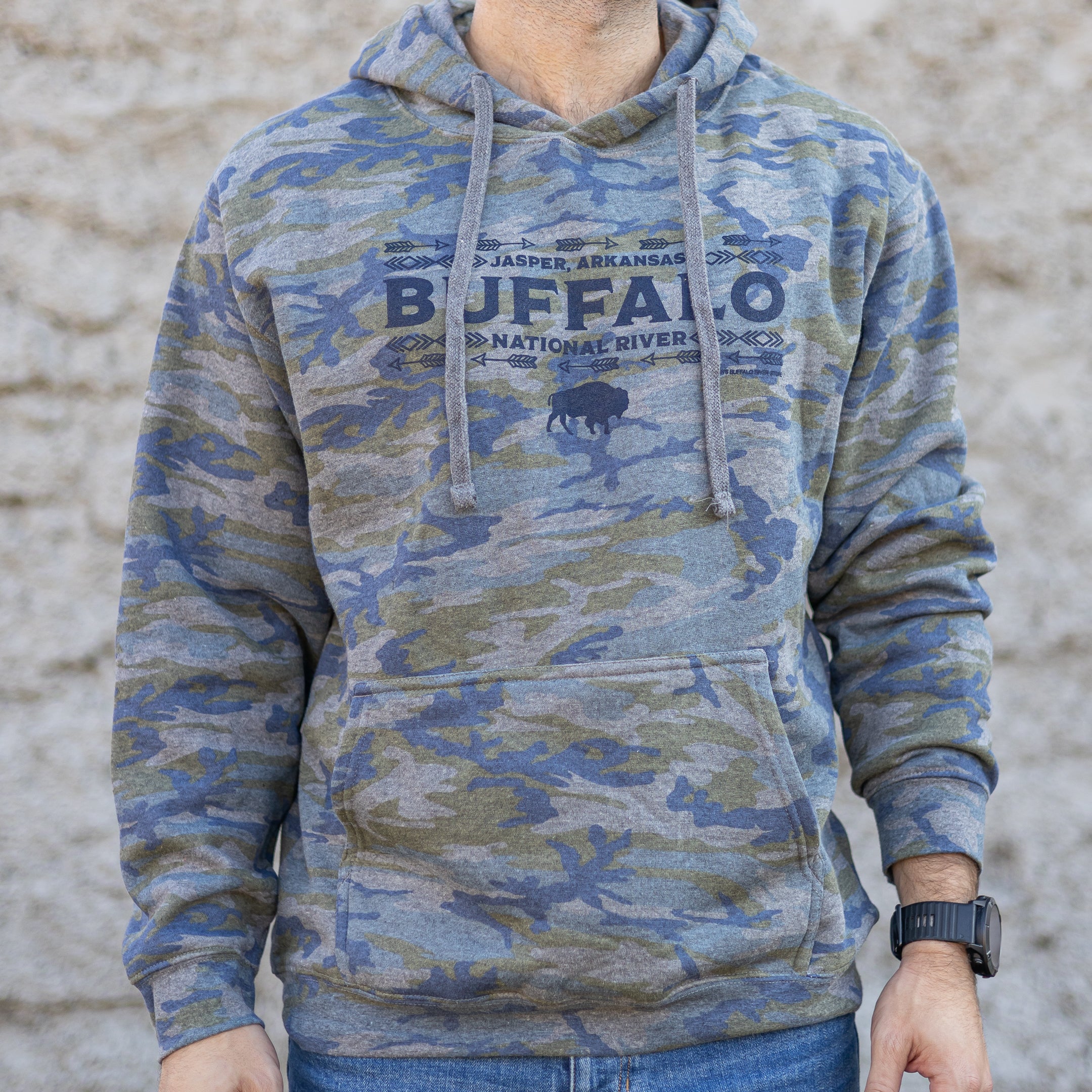 N ARROW CAMO HOOD