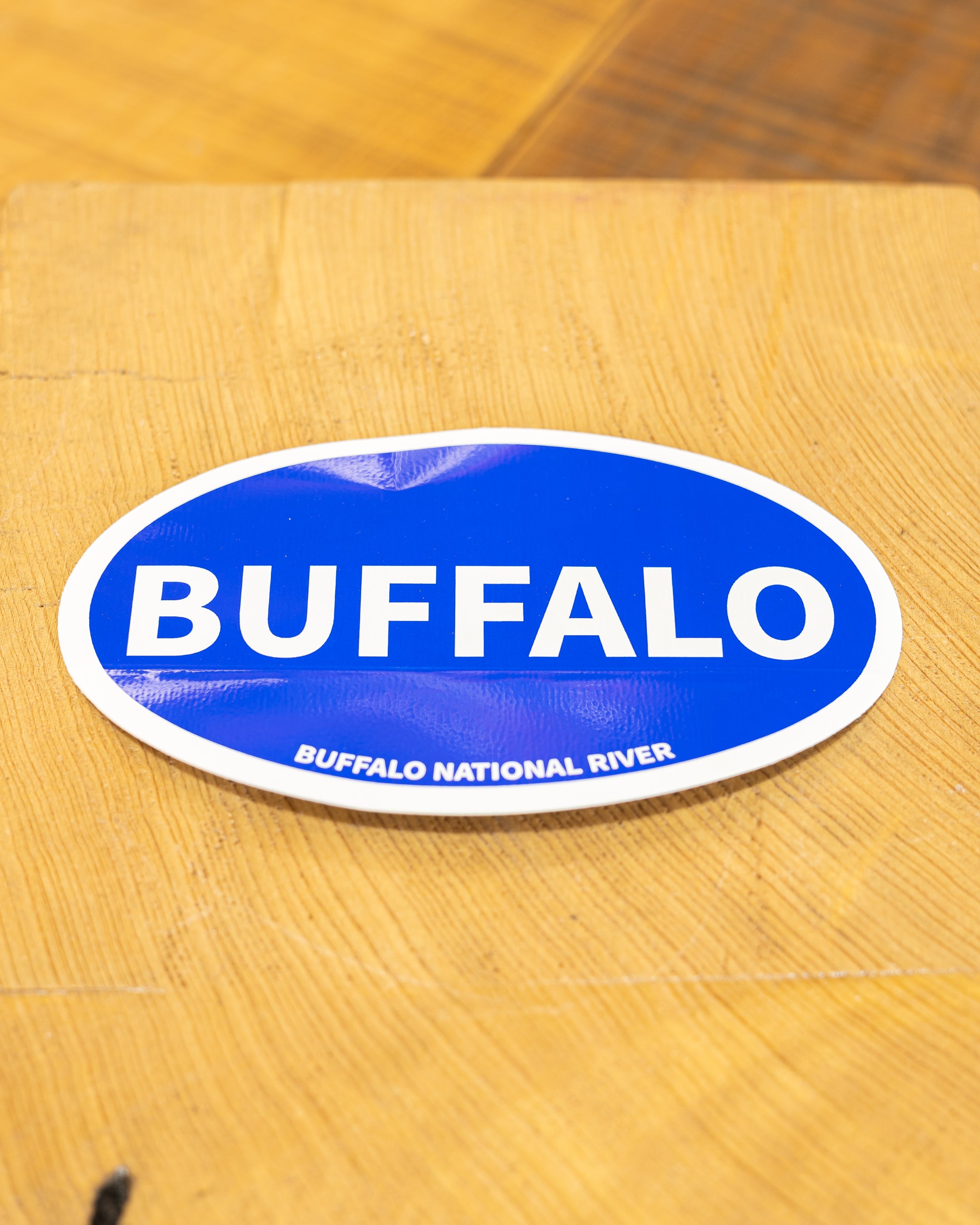 OVAL STICKER BUFFALO