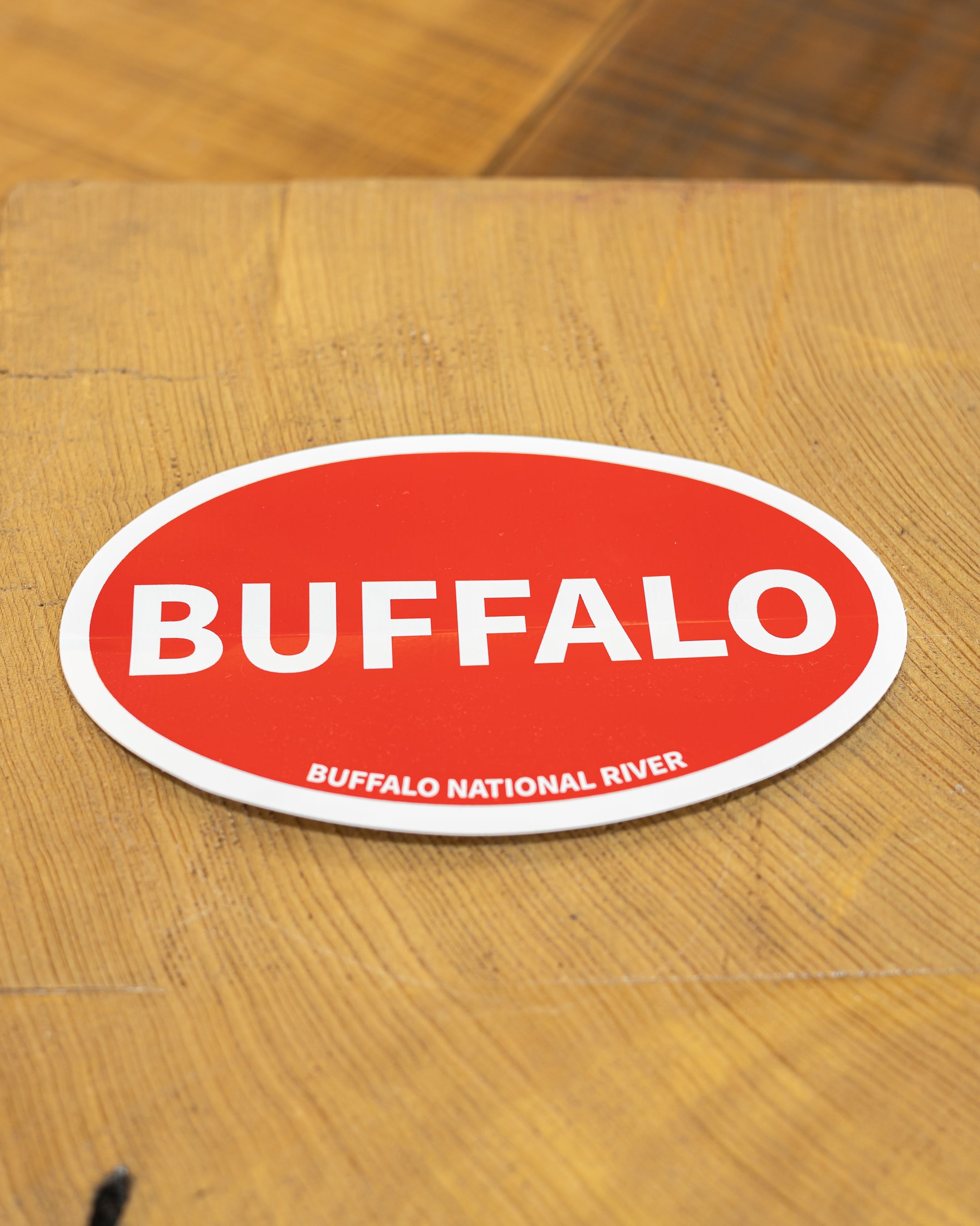 OVAL STICKER BUFFALO