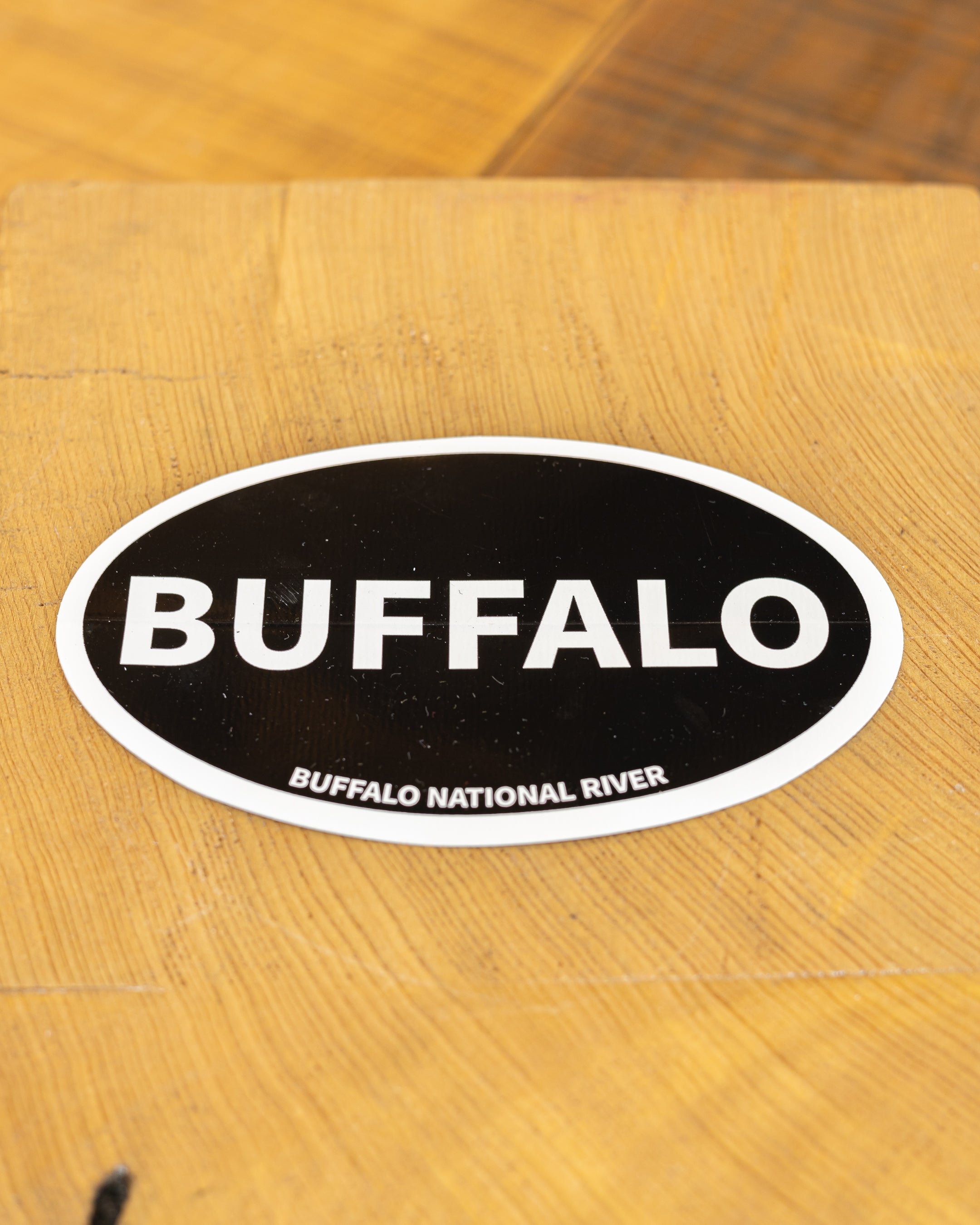 OVAL STICKER BUFFALO